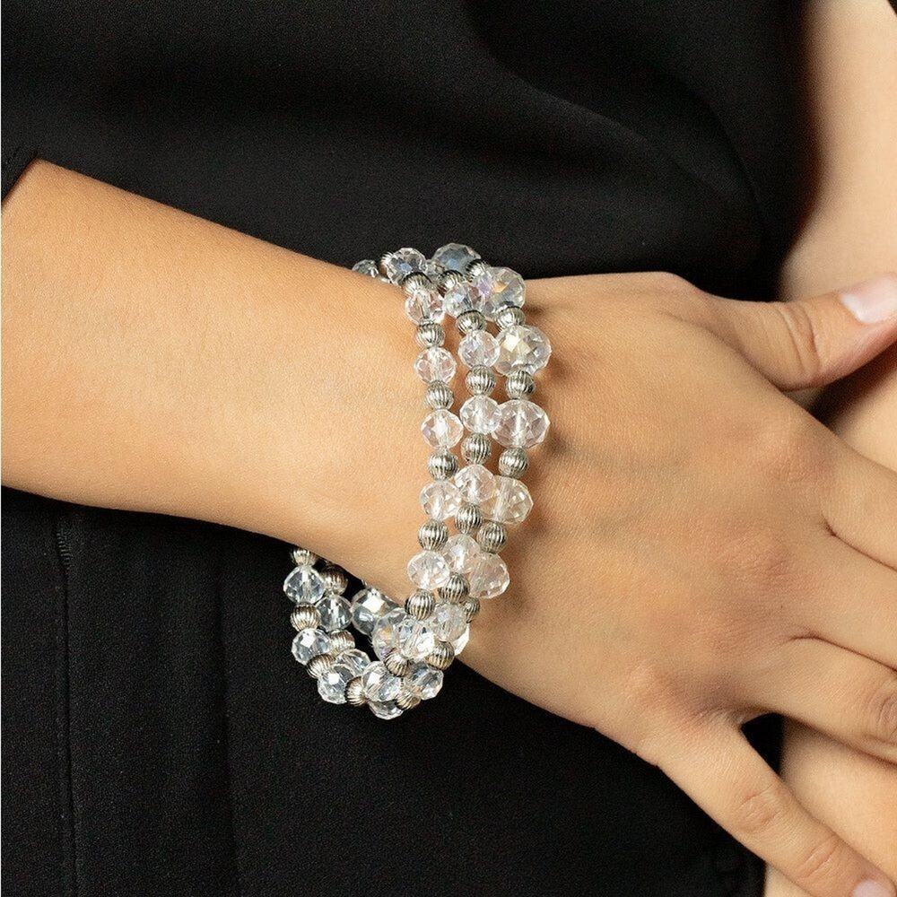Eiffel Tower Tryst White Bracelet (79)